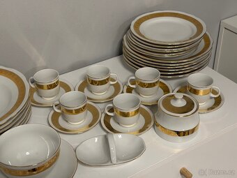 Jidelni sada pozlacena - 6