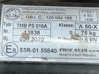 Tažné zařízení odnímatelné 1Z0092155 Octavia 2 FL kombi 2011 - 6