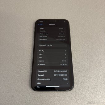 iPhone XR 64GB černý, pěkný stav, 12 měsíců záruka - 6