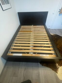 Postel Ikea Malm - černá - 6