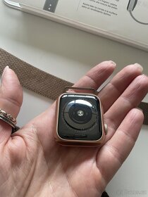 Apple Watch series 4 40 mm rose gold + Milansky tah reminek - 6