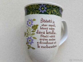 Porcelánový hrnek, hrníček nový. Druhý k 50 tinám. - 6