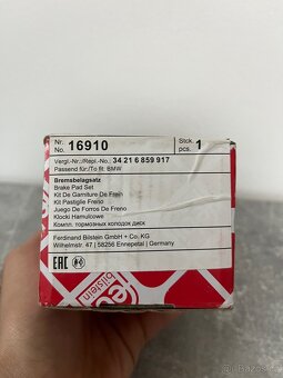 Brzdové destičky Febi Bilstein 4 ks 16910 - BMW - 6