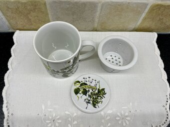 Hrnek s návodem na čaj + sítko + poklička - 6