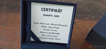 Stříbrný tolar 1603, Rudolf II. - 6