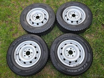 Kompletní letní ZÁTĚŽOVÁ ocelová kola - 215/70 R15 C - 5x118 - 6