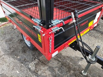 Vlek za malotraktor 1,3T nádstavba,homologace - 6