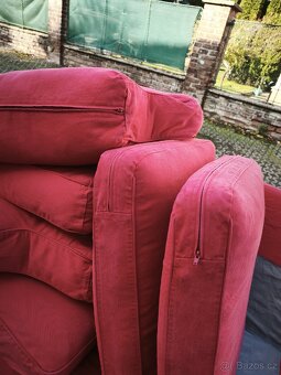 Červený gauč Ektorp Ikea - 6