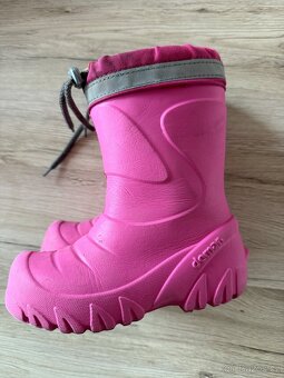 Demar dětské zateplené holínky MAMMUT, růžové 26/27 - 6