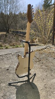 Elektrická kytara Telecaster pyrografie - 6