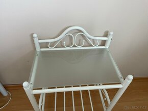 Kovová postel Toscana 140x200cm+noční stolek - 6
