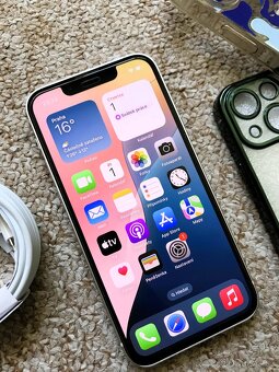 Apple Iphone 13 mini 256GB bílý ✅- SUPER STAV - 6