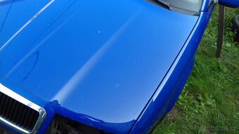 Škoda Octavia 1 přední maska kapota 4590 modrá blue dynamic - 6