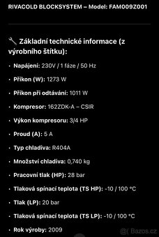 Rivacold chlaďák / mrazák - 6