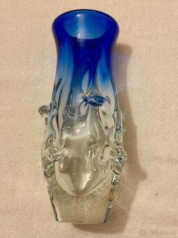 Váza hutní sklo Škrdlovice Ladislav Paleček - 6