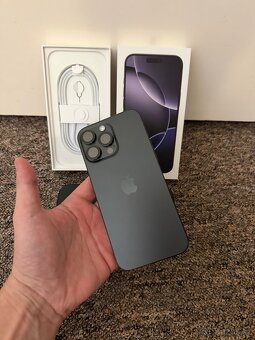 Apple iPhone 16 Pro Max 1tb Black Titan. 100% baterie, zaruk - 6