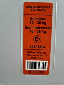 Britax Römer KIDFIX XP fialová isofix 15-36 kg - 6