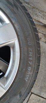 ALU s pneu Astra 17/7,5J ET45 - 6