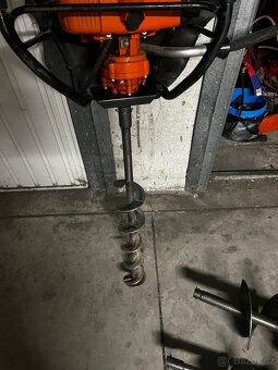 Stihl půdní vrták+ 90 150 200mm vrtáky+vrtací hlava 2x prodl - 6