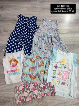 Sety oblečení 122/128/134 pro dívku,.levnější - 6