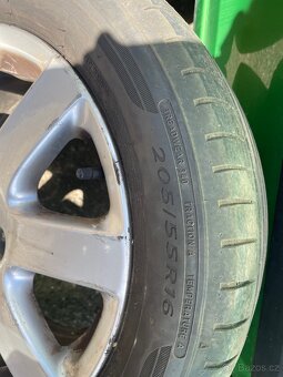 Oroginál Alu kola VW 5x112 205/55 r16 - 6