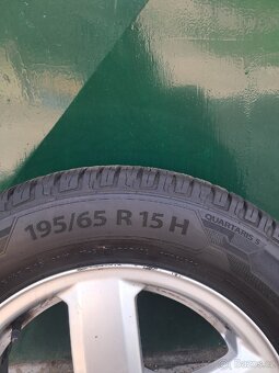 Celoroční pneu s alu kolama 195/65/R15 - 6