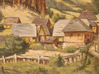 Obraz Viliam Schwarz, Vrátna dolina, olej 43x58 - 6