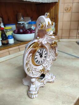 Hodiny porcelánové - 6