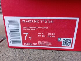 Nike blazer mid 77 D barely grape metallic copper - 6