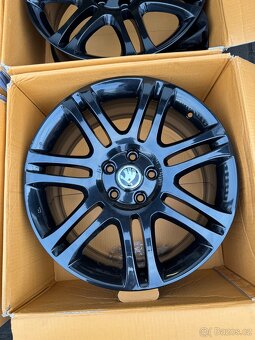 ORIGINÁL Alu Škoda THEMISTO R18, 5x112 - TOP STAV - 6