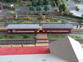 Modelová železnice, kolejište, vláčky TT - 6