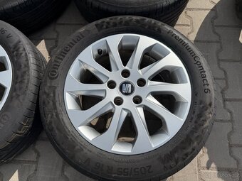 4x al kola 5x112 16 + pneu letní 205/55 R16 - 6