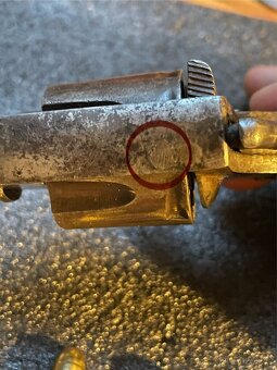 Revolver typu Bulldog (Belgie) + 8 nábojů 320 corto Fiocchi - 6
