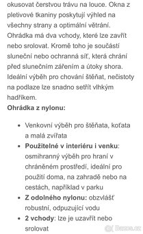 Edit - Nylonová ohrádka pro štěňata, koťata - 6