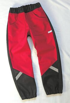 ZIMNÍ BUNDA+NOVÉ SOFTSHELLOVÉ KALHOTY, 4-5 let, 110/116 cm - 6