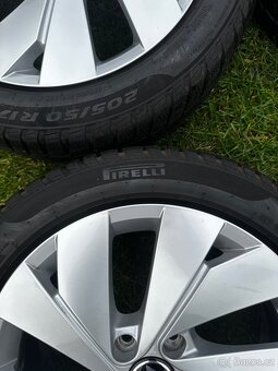 VW 6.5Jx17 ET46 + zimní pneu Pirelli Sottozero 205/50 R17 - 6