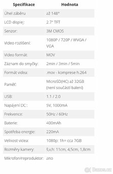Autokamera CEL-TEC E07 - černá - 6