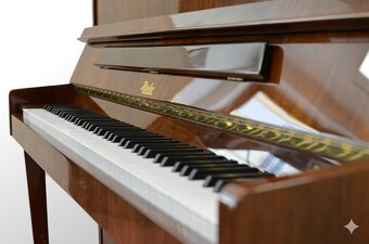 Zánovní piano Rösler 118, ořech lesk se zárukou. Výroba ČR - 6
