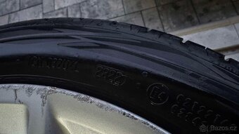 Originál ALU kola R17 AUDI na letních pneu 5x112 - ŠKODA/VW - 6