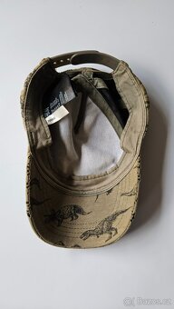 Khaki kšiltovka s dinosaury - značka: H&M - 6