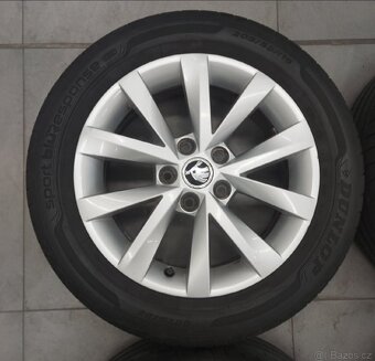 Originál alukola Škoda Letní 5x112 205/55 R15 - 6