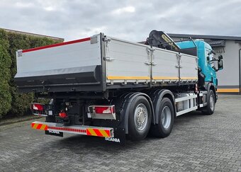 Scania P400-6x2–Valník/Sklápěč S3+HR-PALFINGER PK 18002 EH - 6