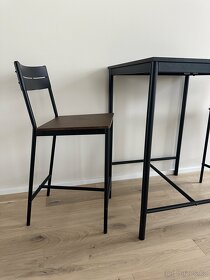 Stůl a 2 barové židle Ikea Sandberg - 6