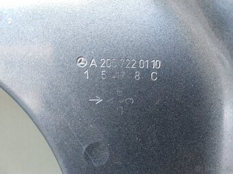 Mercedes benz W205 - dva skelety dveří + lampa - 6