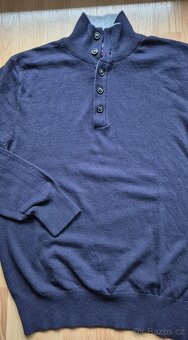 Pánský svetr s kašmírem a hedvábím – vel. M - 6