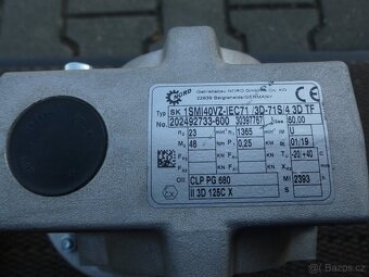 Elektromotor s převodovkou NORD, 250 W, 23 ot/min -pouze 1 k - 6