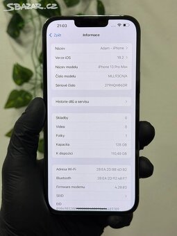 iPhone 13 Pro Max 128GB modrý - 6