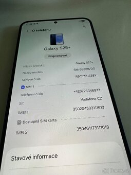 Galaxy S25 plus 512GB nový - 6