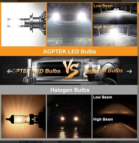 AGPTEK H7 LED žárovka 60W,KOYOSO H7 LED 90W,H11 - 6