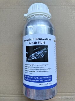 Sada pro renovaci světlometů + náplň 800ml Bez nutnosti leš - 6